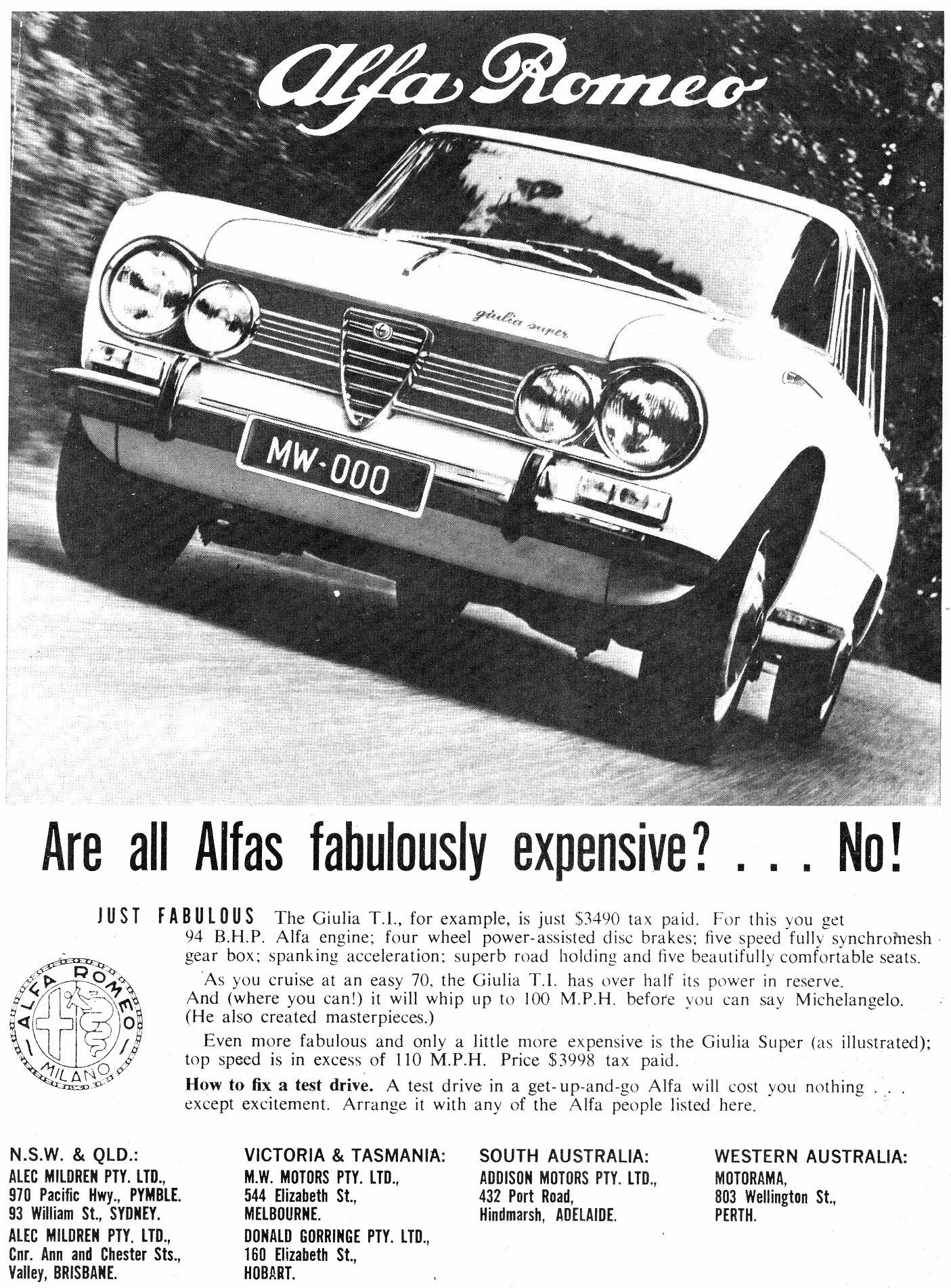 1968 Alfa Romeo Giulia TI
